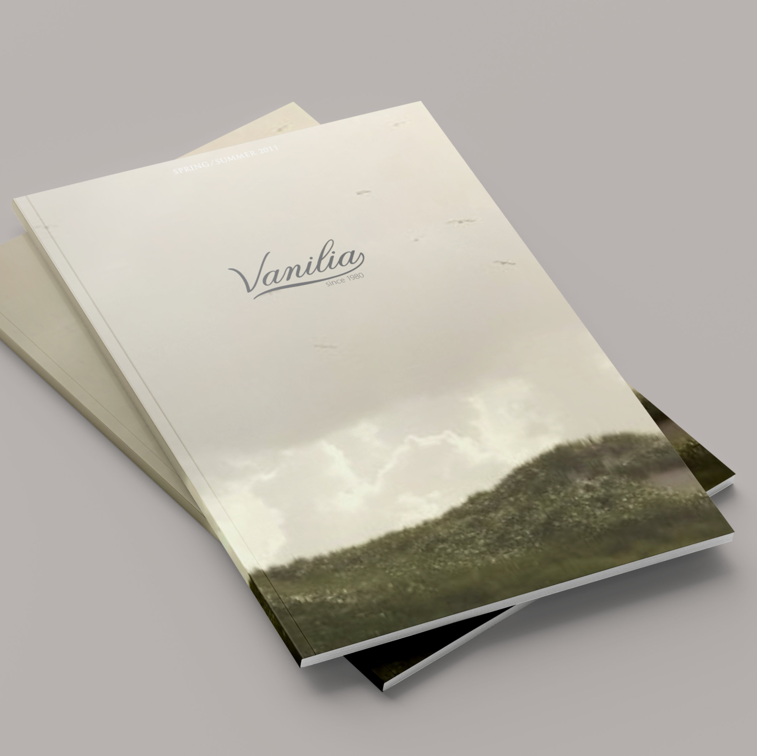 Lookbook-Titel der Sommerkollektion für Vanilia von Lobo Design.
