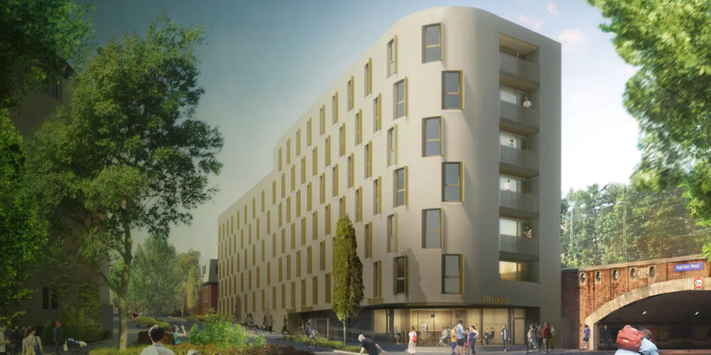 Key Visual für Unipartments Aachen und Bonn von Lobo Design.